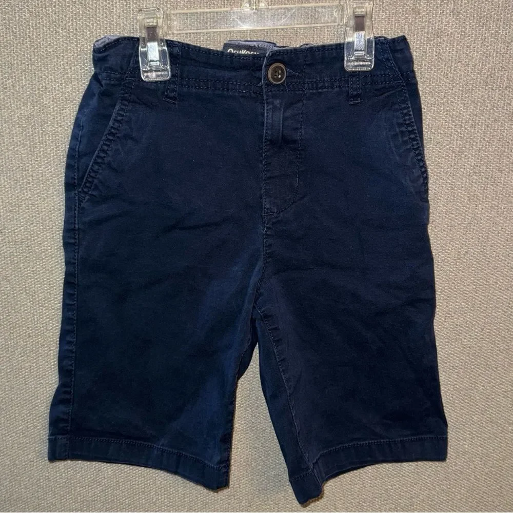 OshKosh B'gosh size 8 Blue Flat Front Shorts